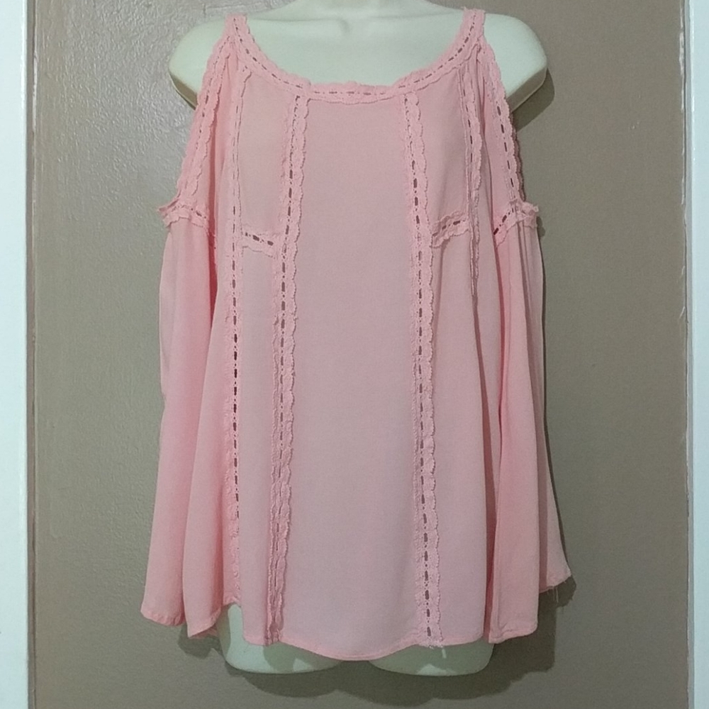 Altar'd State Pink Blouse Size Small